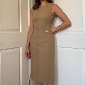 Michael Kors Camel Sheath Dress